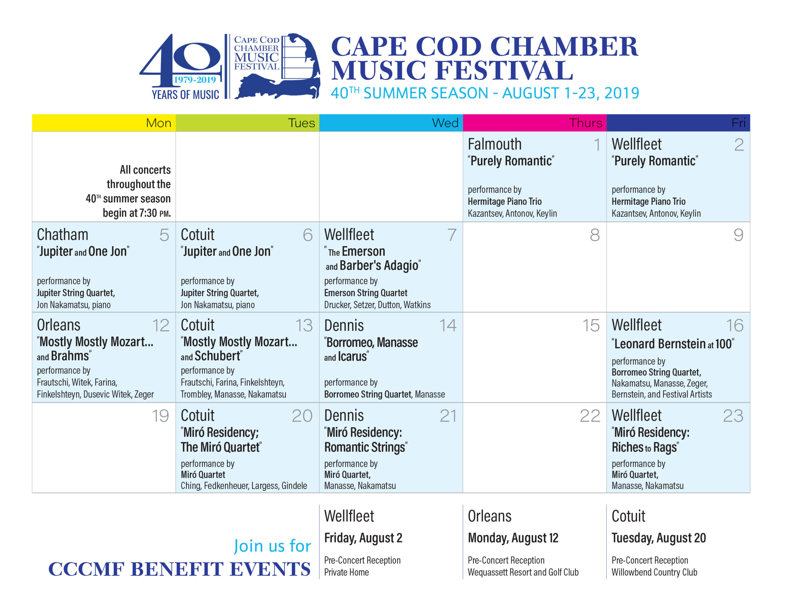 CCCMF_2019_Calendar_web Cape Cod Chamber Music Festival